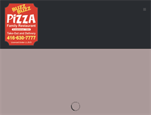 Tablet Screenshot of buzzbuzzpizza.com
